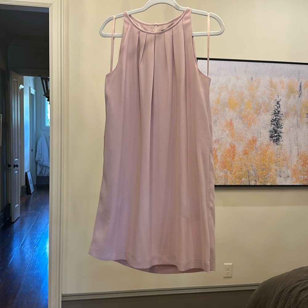 Bcbg Maxazria light pink sleeveless dress, size medium